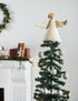 Handmade Hand Felted Wool Christmas Tree Topper - Angel - ARCADIA HOME